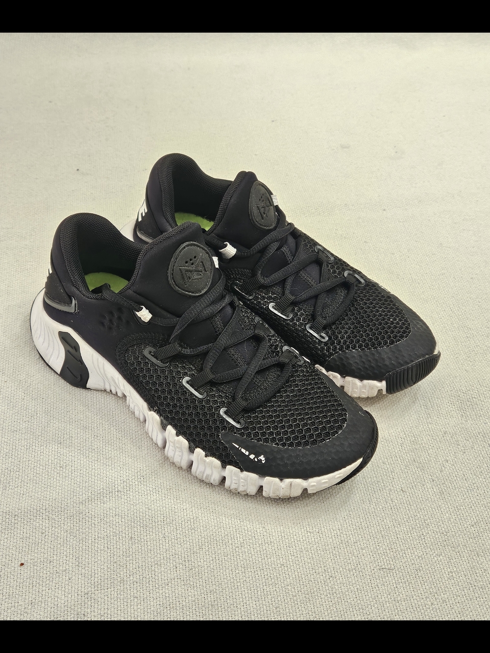 Nike Free Metcon 4 Black White 2020 Size 5.5